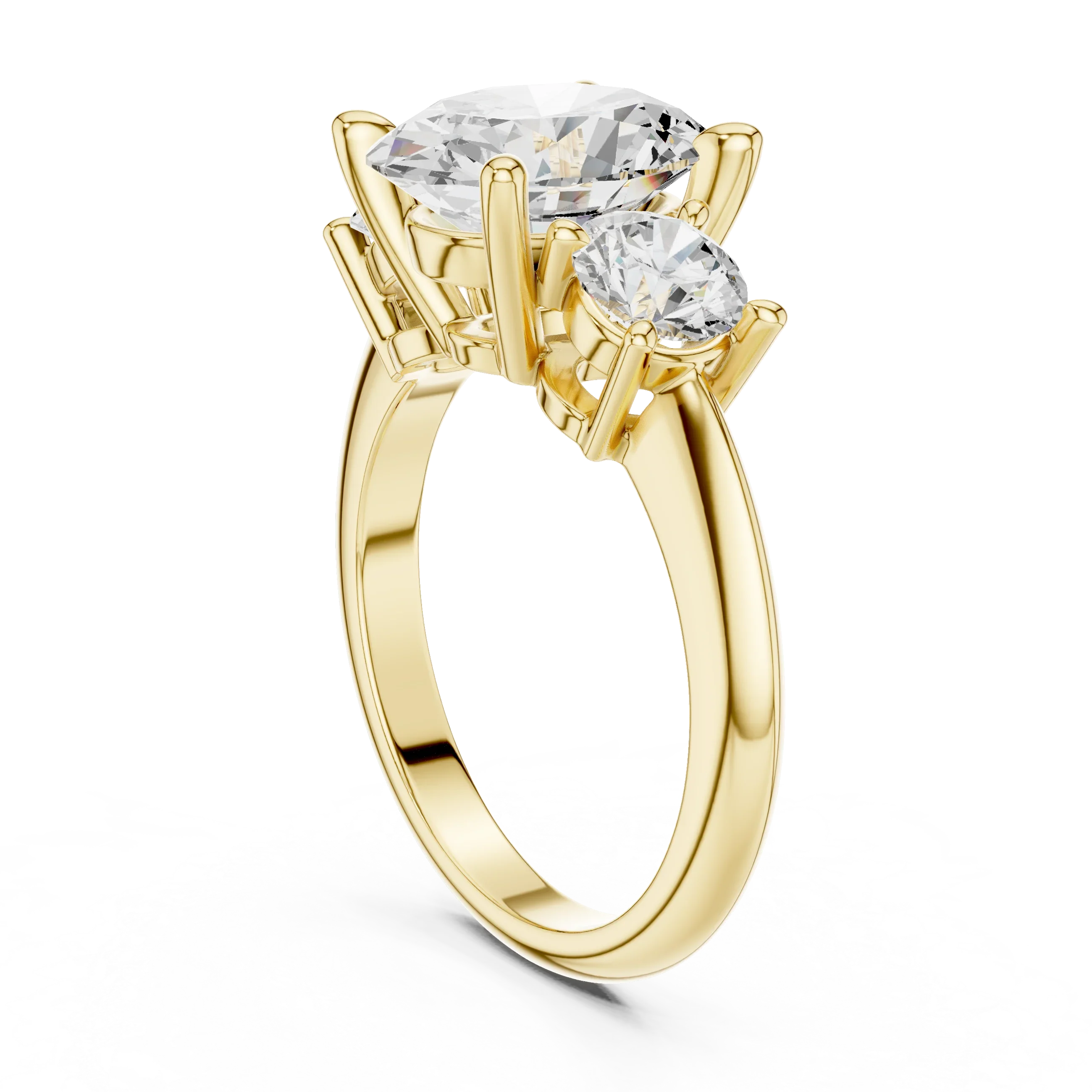 IGI Certified - Oval Cut Diamond Wedding Ring