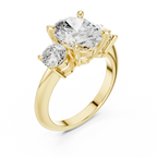 IGI Certified - Oval Cut Diamond Wedding Ring