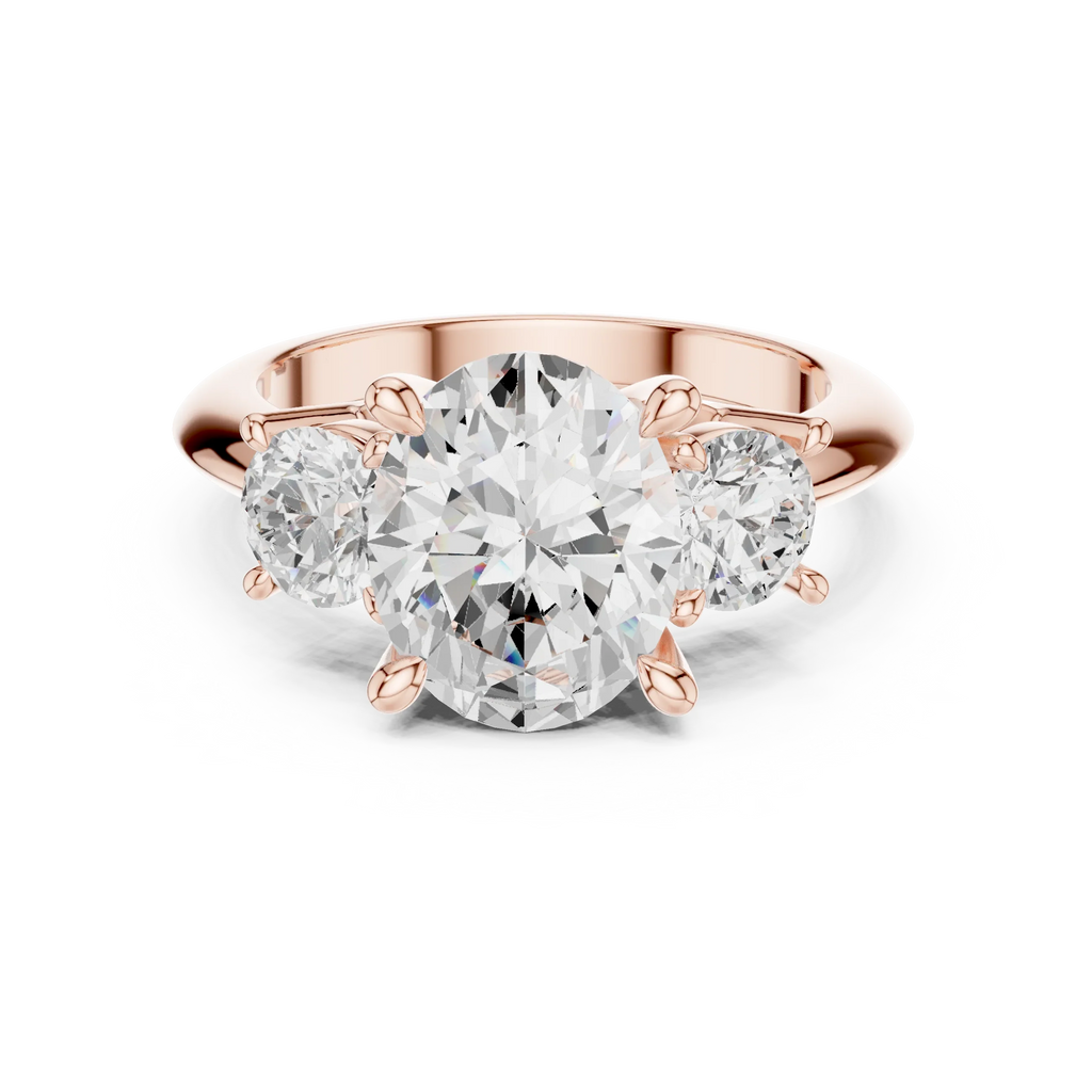 IGI Certified - Oval Cut Diamond Wedding Ring