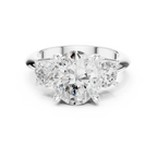 IGI Certified - Oval Cut Diamond Wedding Ring