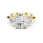 IGI Certified - Oval Cut Diamond Wedding Ring