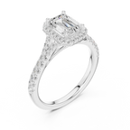 1.4 CTW Emerald Cut Lab Grown Diamond Ring - IGI Certified