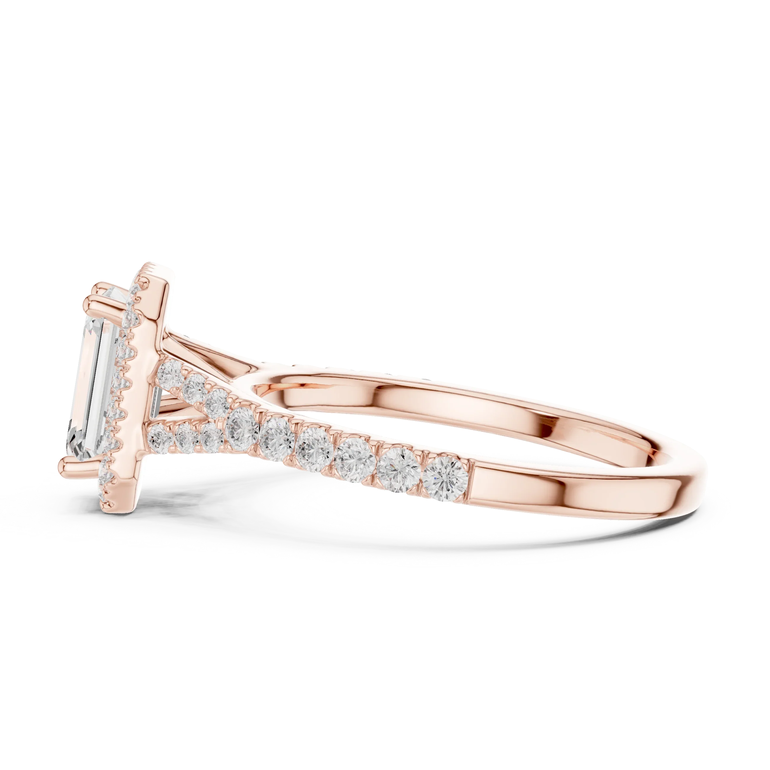 1.4 CTW Emerald Cut Lab Grown Diamond Ring - IGI Certified