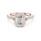 1.4 CTW Emerald Cut Lab Grown Diamond Ring - IGI Certified