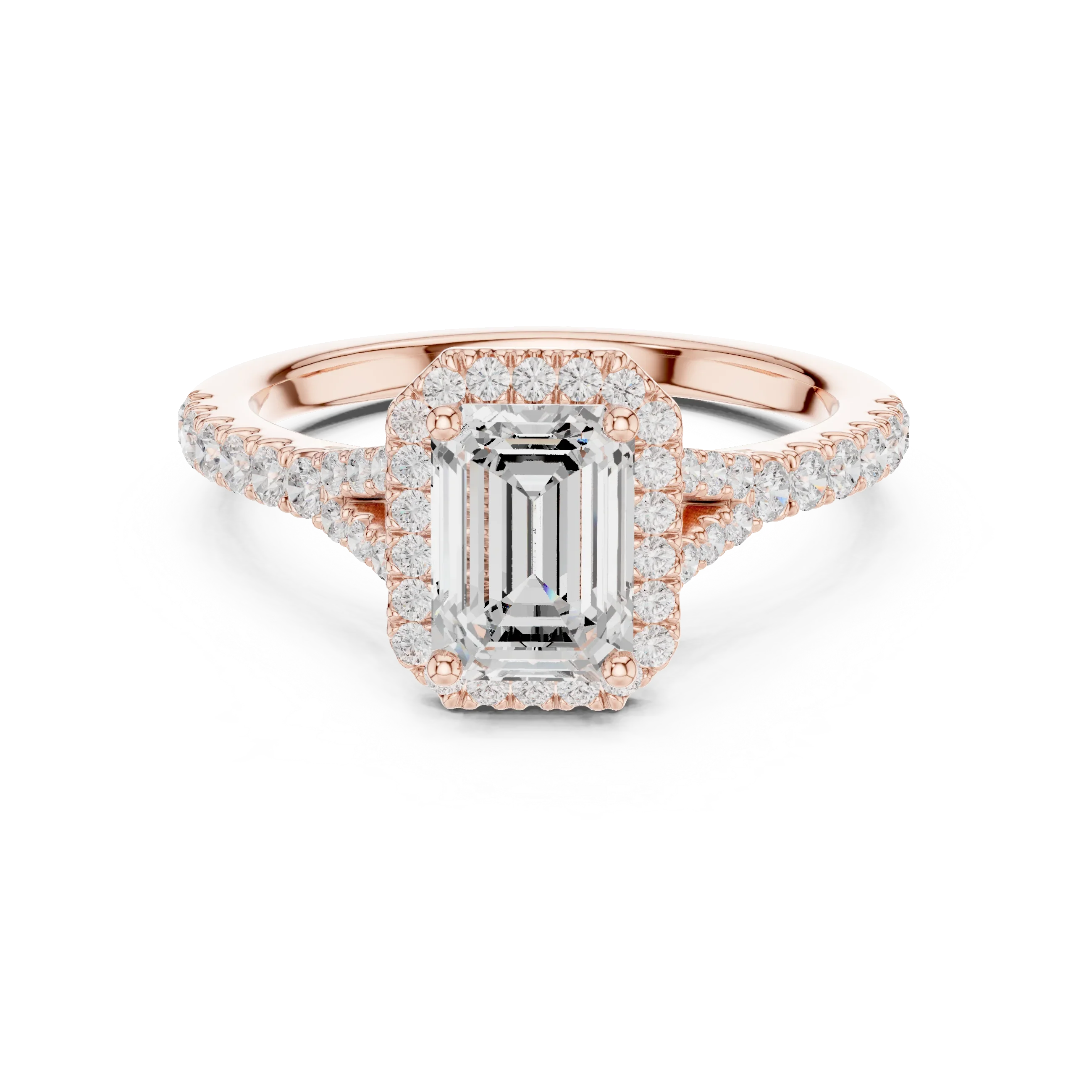 1.4 CTW Emerald Cut Lab Grown Diamond Ring - IGI Certified
