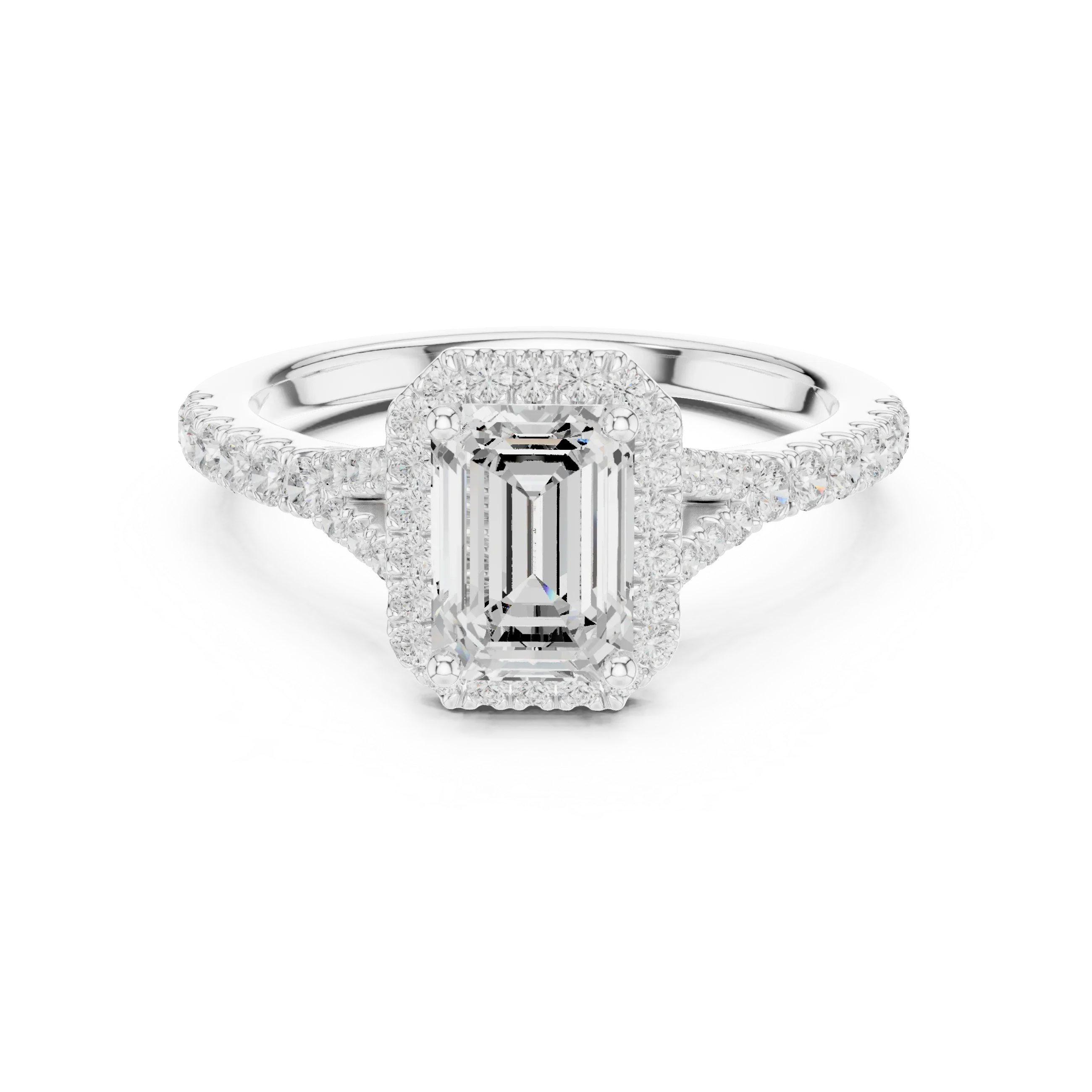 1.4 CTW Emerald Cut Lab Grown Diamond Ring - IGI Certified