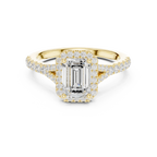 1.4 CTW Emerald Cut Lab Grown Diamond Ring - IGI Certified
