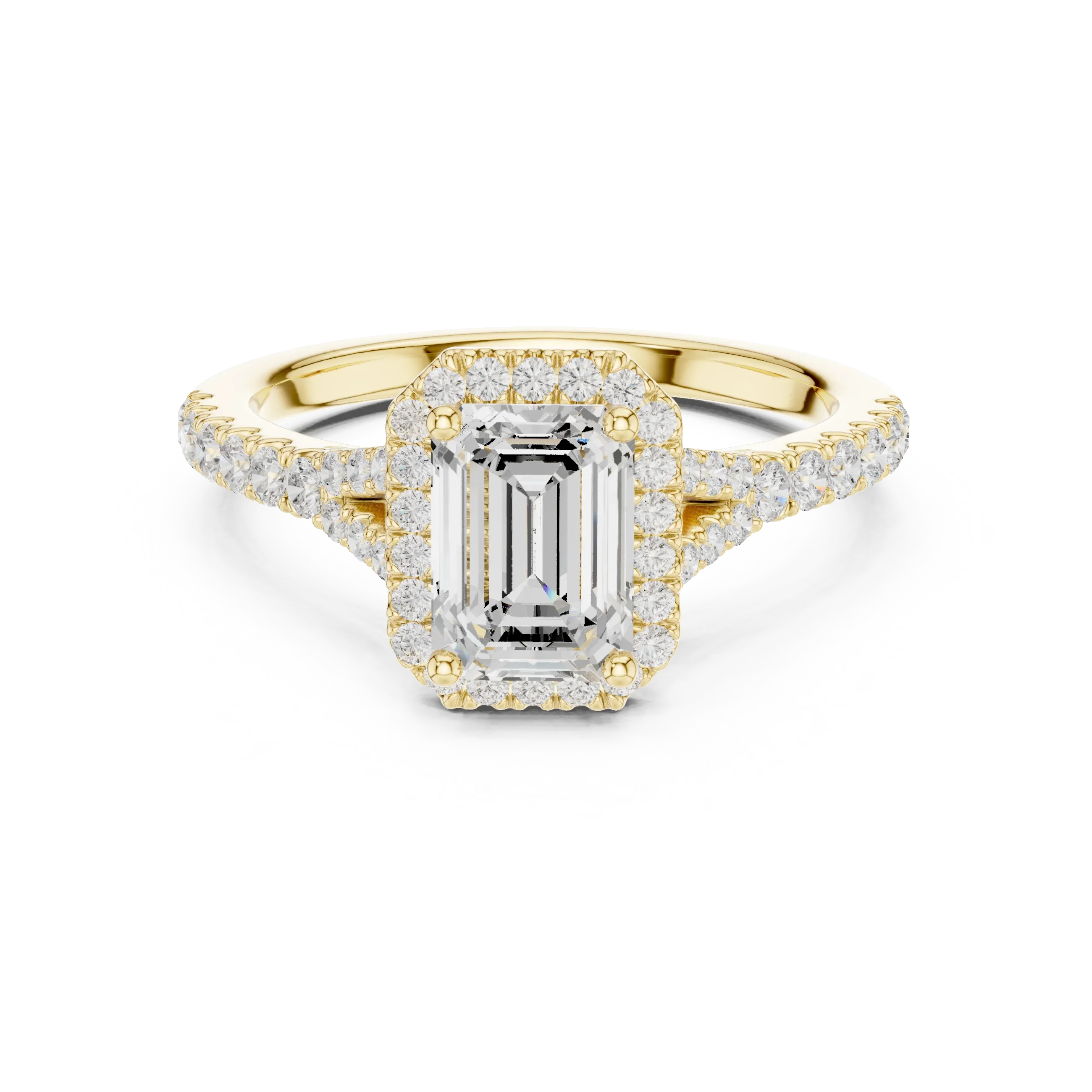 1.4 CTW Emerald Cut Lab Grown Diamond Ring - IGI Certified