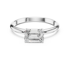 1.00 CT Emerald 14K Gold VVS1 Lab Diamond Solitaire Ring