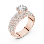 1.94 CTW Round F Color Lab Grown 10K Gold Wedding Ring - IGI Certified