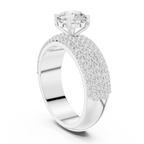 1.94 CTW Round F Color Lab Grown 10K Gold Wedding Ring - IGI Certified