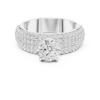 1.94 CTW Round F Color Lab Grown 10K Gold Wedding Ring - IGI Certified