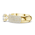 1.94 CTW Round F Color Lab Grown 10K Gold Wedding Ring - IGI Certified