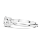 VVS 14K Solid Gold Lab Grown Diamond Engagement Ring - IGI Certified