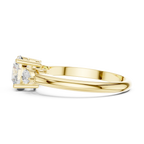 VVS 14K Solid Gold Lab Grown Diamond Engagement Ring - IGI Certified