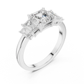 1.76 CTW Baguette & Asscher Diamond 10K Yellow Gold Luxury Ring