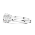 1.76 CTW Baguette & Asscher Diamond 10K Yellow Gold Luxury Ring