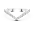 0.27 Carat Lab Grown Diamond Wedding Band, 14K Gold Anniversary Ring