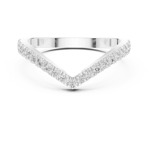 0.27 Carat Lab Grown Diamond Wedding Band, 14K Gold Anniversary Ring