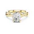2.00 CT VVS1 D Color Oval Cut Solitaire Diamond Engagement Ring