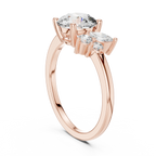 1.75 CT Round Cut Lab Grown Halo Infinity Engagement Ring