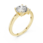 1.75 CT Round Cut Lab Grown Halo Infinity Engagement Ring