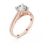 Round Brilliant 1.50 CT Moissanite 925 Silver Solitaire Engagement Ring