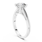 Round Brilliant 1.50 CT Moissanite 925 Silver Solitaire Engagement Ring