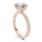 2.57CT Cushion Cut Moissanite Diamond Engagement Ring