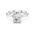 Hidden Halo Oval Cut 2.15 CT Diamond Wedding Ring 14K Yellow Gold