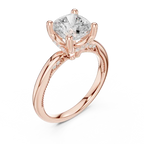 2.63 CT Cushion Cut Diamond Wedding Ring 14K White Gold