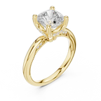 2.63 CT Cushion Cut Diamond Wedding Ring 14K White Gold