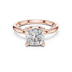 2.63 CT Cushion Cut Diamond Wedding Ring 14K White Gold