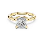 2.63 CT Cushion Cut Diamond Wedding Ring 14K White Gold