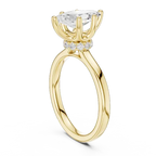 1.65 Ct Marquise Cut Diamond  Hidden Halo Solitaire Ring in 14K White Gold