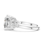 14K Gold Five-Stone Cushion Lab Diamond Ring 7.05 CT