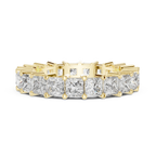 2.31 CT Princess Lab Grown 925 Silver Eternity Band