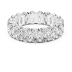 Shared Prong Oval Moissanite Eternity Band 6.08 CTW