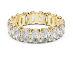 Shared Prong Oval Moissanite Eternity Band 6.08 CTW