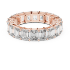 14K Gold Emerald Lab Grown Handcrafted Eternity Band