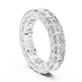 14K Gold Emerald Lab Grown Handcrafted Eternity Band