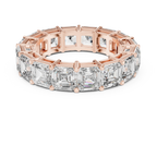 8.00 CTW Radiant Moissanite D Color Eternity Band