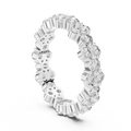 1.98 CTW Round Moissanite Floating Bubble VVS1 Eternity Band