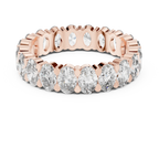 18K Gold Oval Lab Diamond Handcrafted Eternity Band 3.76 CTW