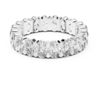 18K Gold Oval Lab Diamond Handcrafted Eternity Band 3.76 CTW