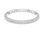 14K Gold Micropave VVS Lab Diamond Eternity Ring 0.46 CTW