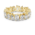 5.76 CTW Fancy Shape Moissanite VVS D Color Eternity Band