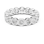 Bezel Set Round Lab Grown Diamond Eternity Band 2.64 CTW