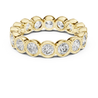 Bezel Set Round Lab Grown Diamond Eternity Band 2.64 CTW