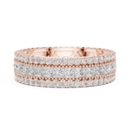 3.18 CTW Princess & Round Lab Diamond VVS Eternity Band